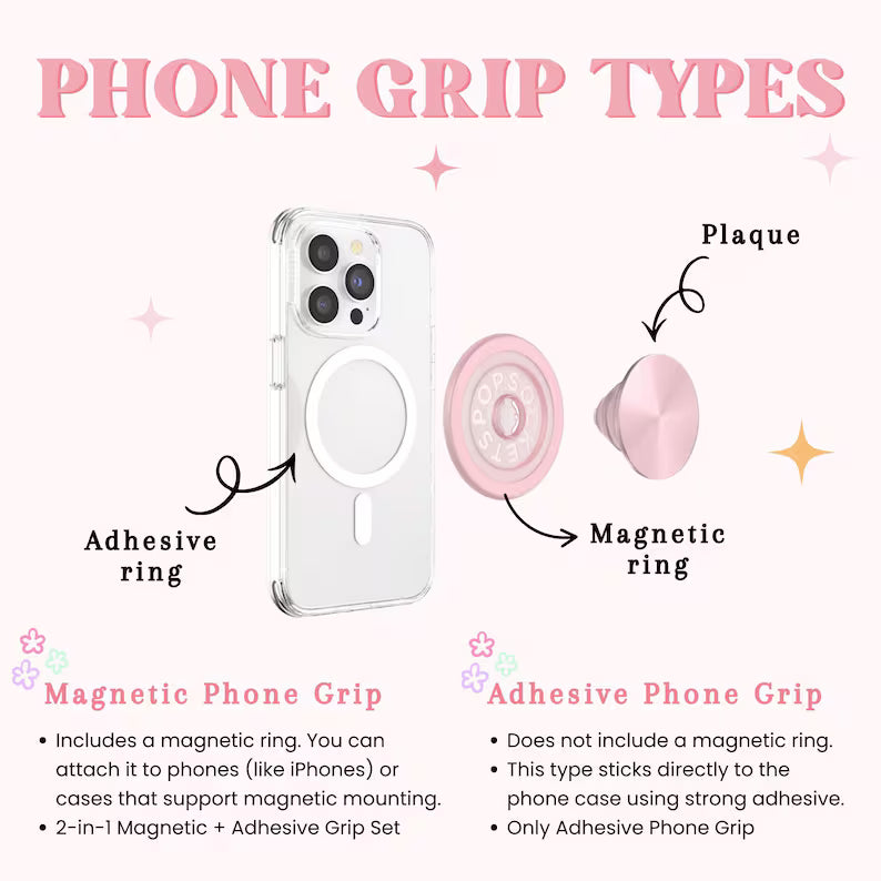 Merry Christmas Ice Bear MagSafe Phone Grip: Kawaii Holiday Magnetic Popgrip, Cute Xmas Bear Phone Holder, Festive Gift For Teens & Kids