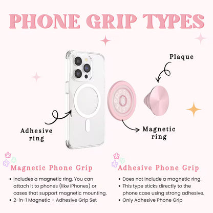 Merry Christmas Ice Bear MagSafe Phone Grip: Kawaii Holiday Magnetic Popgrip, Cute Xmas Bear Phone Holder, Festive Gift For Teens & Kids