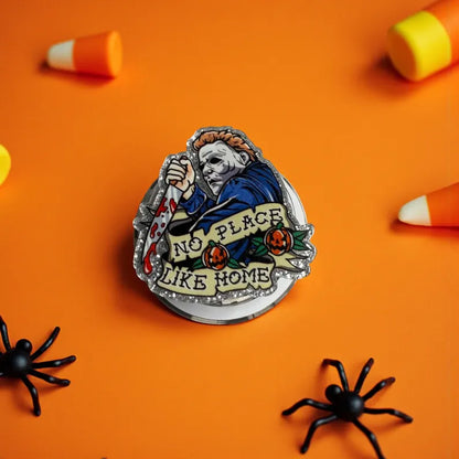 No Place Like Home MagSafe Phone Grip: Horror Themed Magnetic Phone Holder, Halloween Vibe E-reader Grip, Holiday Gift Idea, Creepy Popgrip