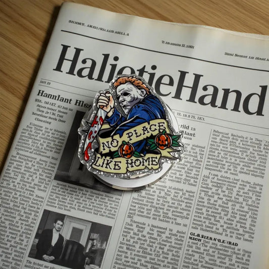 No Place Like Home MagSafe Phone Grip: Horror Themed Magnetic Phone Holder, Halloween Vibe E-reader Grip, Holiday Gift Idea, Creepy Popgrip