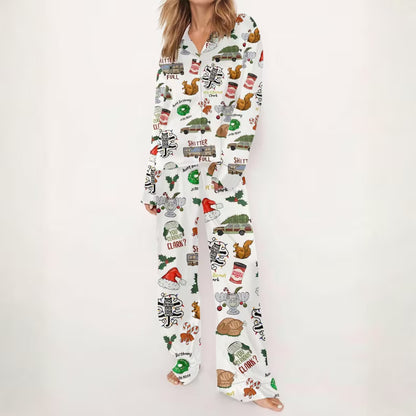 National Lampoon's Christmas Vacation Pajamas Set Women, Christmas Vacation Pajamas, Funny Holiday Movie Sleepwear, Xmas PJs Set
