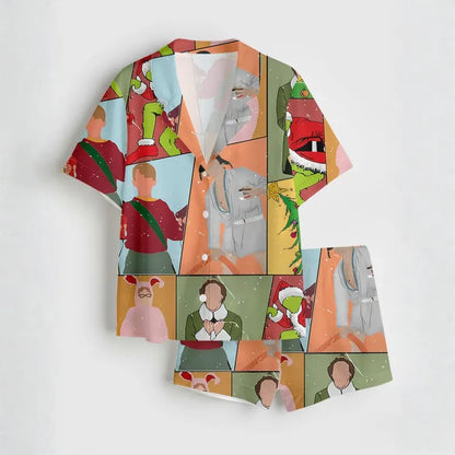 Christmas Movie Pajamas Set For Women, Home Alone Christmas Pajamas, Funny Holiday PJs, Family Matching Xmas Outfit, Christmas Gift