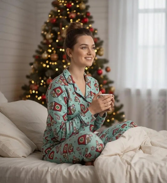 Coffe Christmas Pajama Set, Disney PJs, Cartoon Portrait Family Sleepwear, Drink Christmas Gift, Christmas Gift, Gift For Her PSJ1533