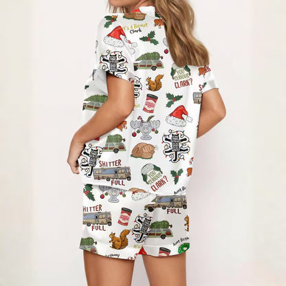 National Lampoon's Christmas Vacation Pajamas Set Women, Christmas Vacation Pajamas, Funny Holiday Movie Sleepwear, Xmas PJs Set