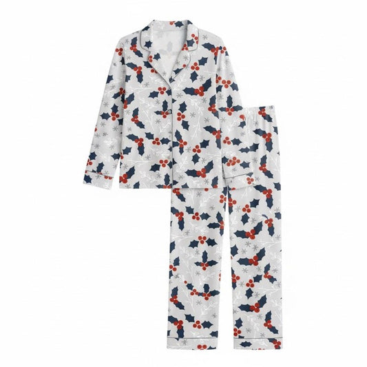 Matching Family Christmas Pajama Set, Xmas Tree & Cookie PJs, Cartoon Portrait Sleepwear, Christmas Gift, Gift For Her PSJ1566