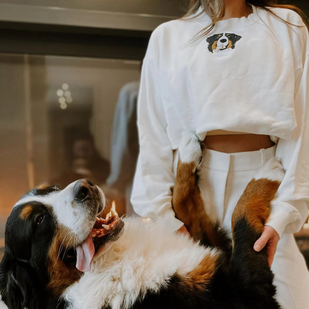 Custom Pet Embroidered Sweatshirt