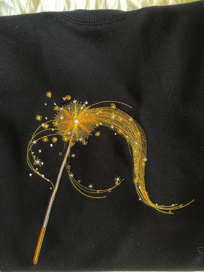 Magic Wand Embroidered Sweatshirt