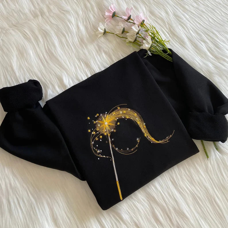 Magic Wand Embroidered Sweatshirt